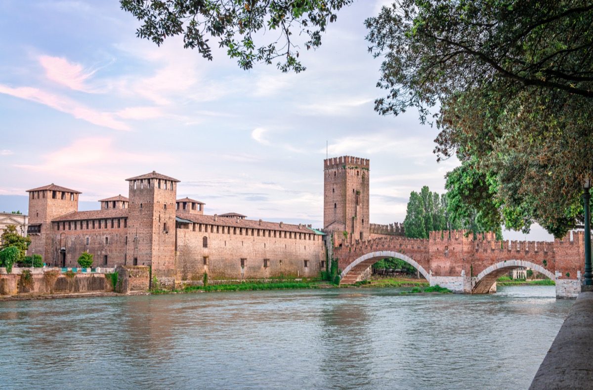 Castelvecchio and the Ponte Scaligero over the Adige in Verona